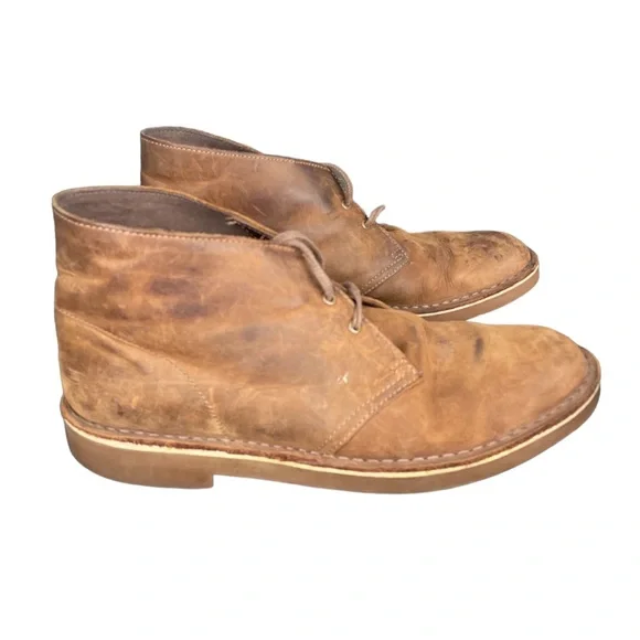 Clarks | Shoes | Clarks Chukka Leather Brown Mens 95 Lace Up  display picture 3